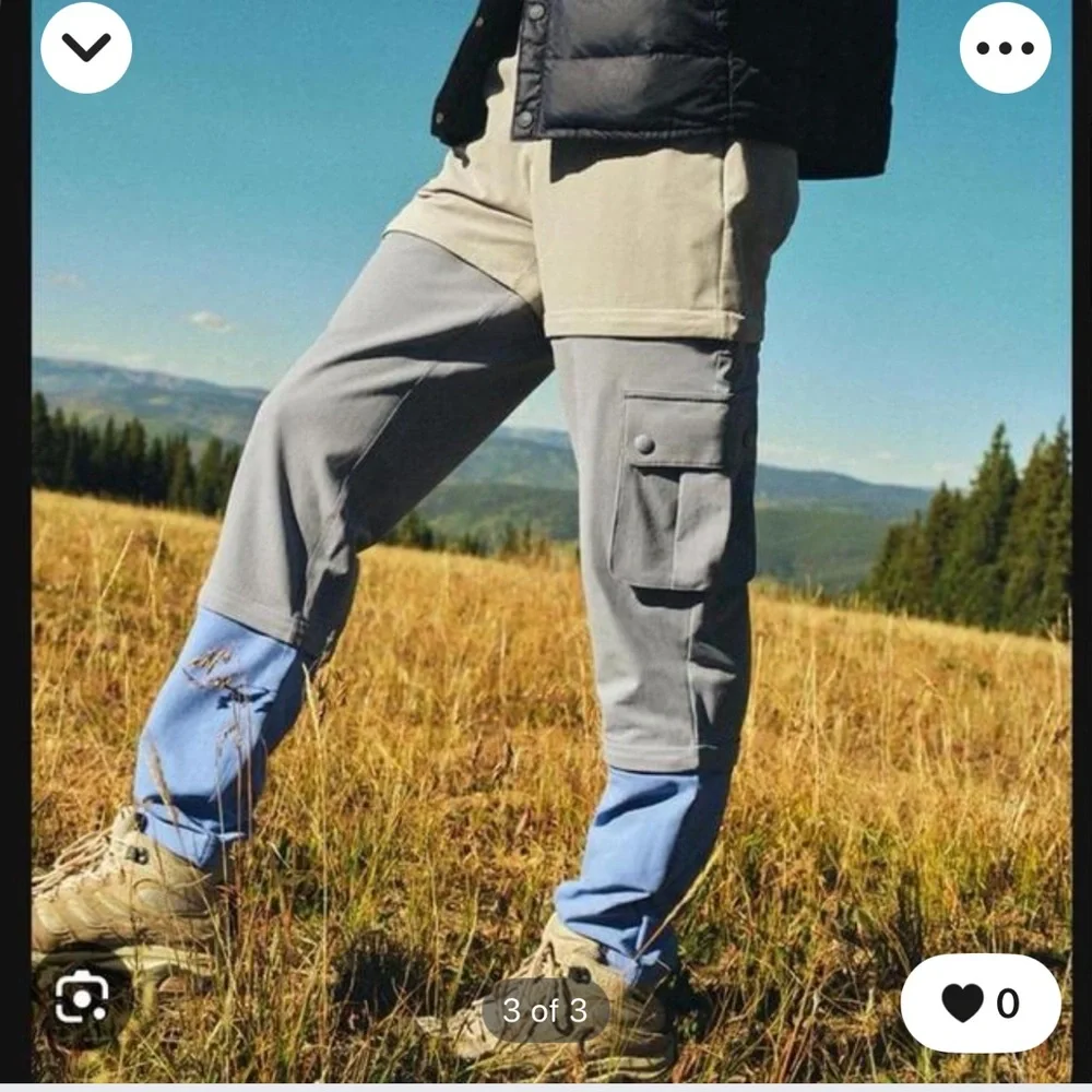 Outdoor Voices RECTREK ZIP-OFF PANT NWT - Picture 2 of 5